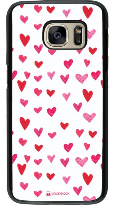 Hülle Samsung Galaxy S7 - Valentine 2022 Many pink hearts