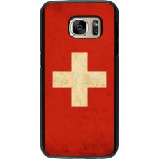 Coque Samsung Galaxy S7 - Vintage Flag SWISS