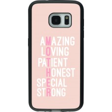 Coque Samsung Galaxy S7 - Silicone rigide noir Amazing Mom 2022