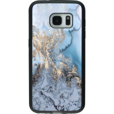 Coque Samsung Galaxy S7 - Silicone rigide noir Marble 04