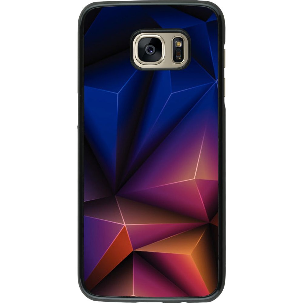 Coque Samsung Galaxy S7 edge - Abstract Triangles 