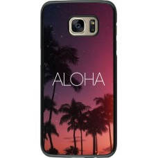 Coque Samsung Galaxy S7 edge - Aloha Sunset Palms