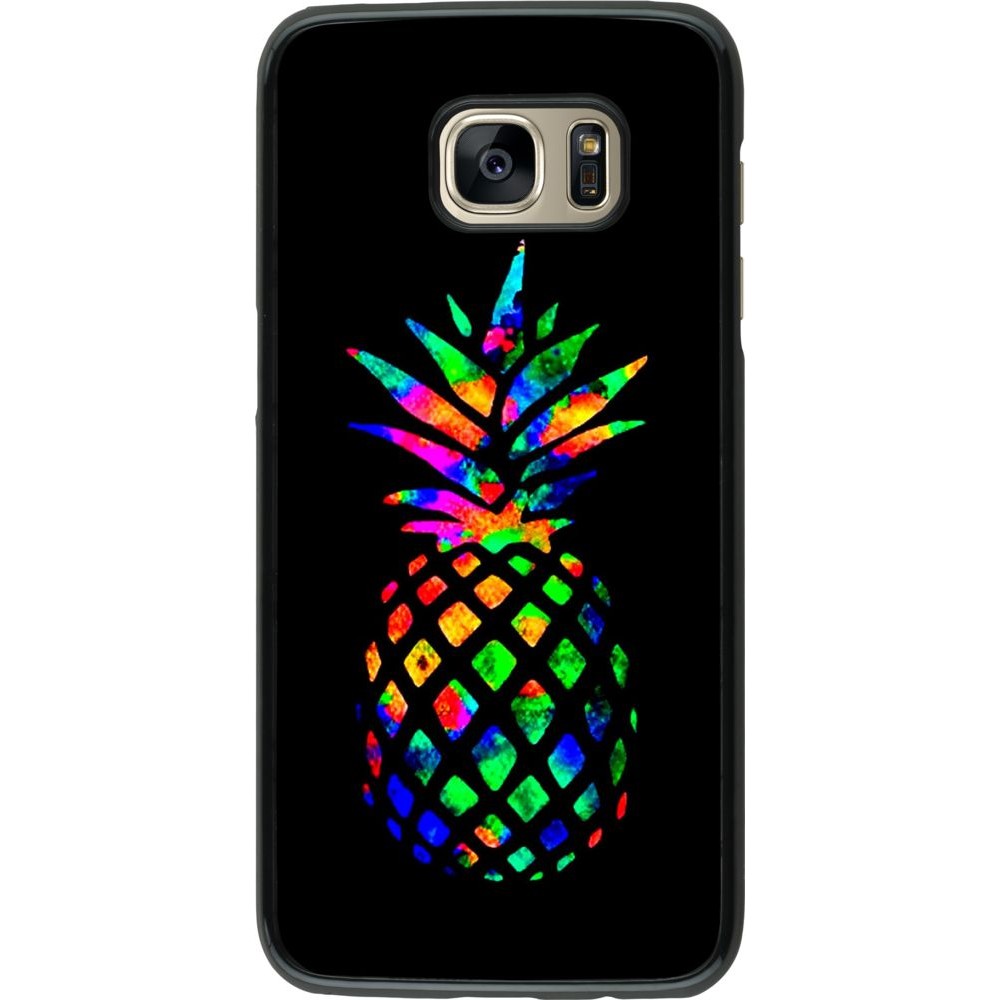 Coque Samsung Galaxy S7 edge - Ananas Multi-colors
