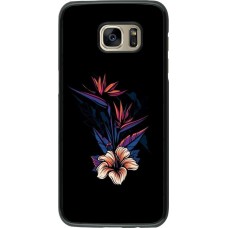 Hülle Samsung Galaxy S7 edge - Dark Flowers