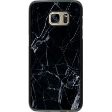 Hülle Samsung Galaxy S7 edge -  Marble Black 01