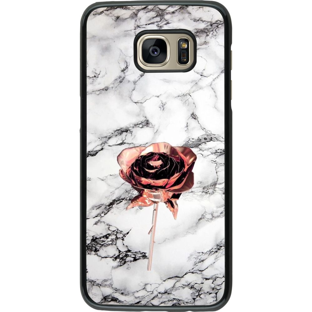 Coque Samsung Galaxy S7 edge - Marble Rose Gold