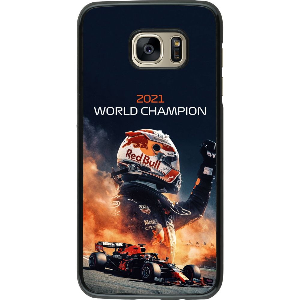 Coque Samsung Galaxy S7 edge - Max Verstappen 2021 World Champion