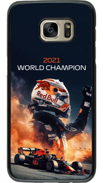 Coque Samsung Galaxy S7 edge - Max Verstappen 2021 World Champion