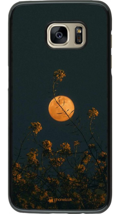 Coque Samsung Galaxy S7 edge - Moon Flowers