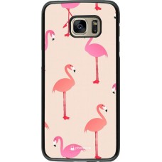 Hülle Samsung Galaxy S7 edge - Pink Flamingos Pattern