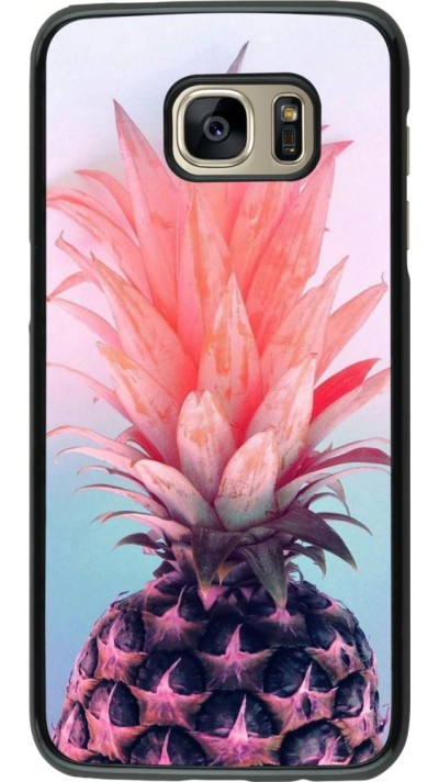 Hülle Samsung Galaxy S7 edge - Purple Pink Pineapple