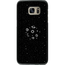 Coque Samsung Galaxy S7 edge - Space Doodle