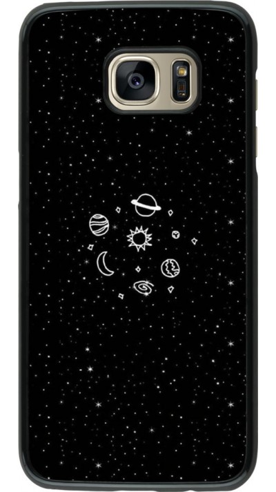 Coque Samsung Galaxy S7 edge - Space Doodle