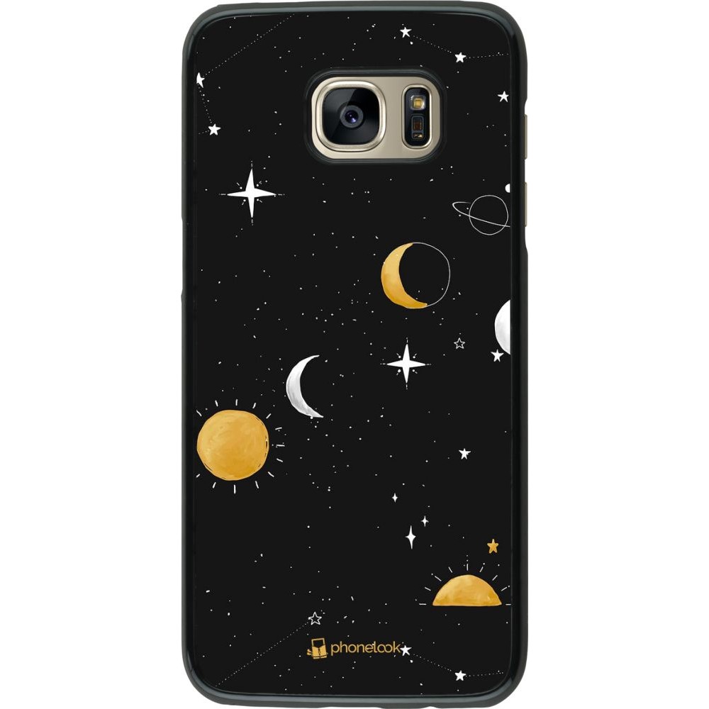 Hülle Samsung Galaxy S7 edge - Space Vect- Or