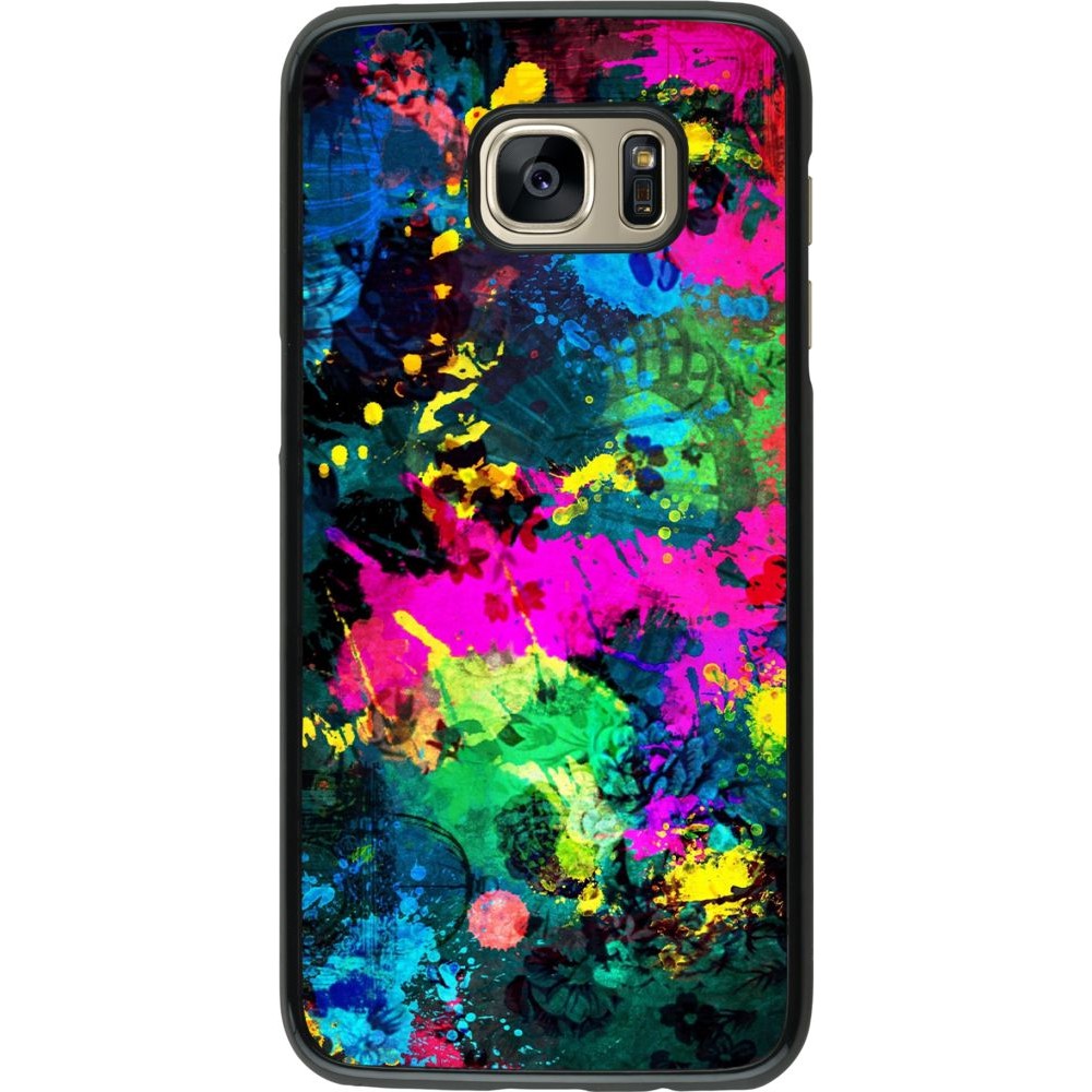 Coque Samsung Galaxy S7 edge - splash paint