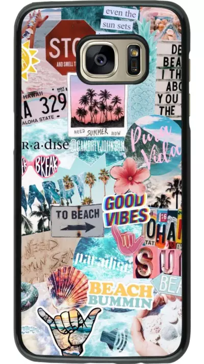 Coque Samsung Galaxy S7 edge - Summer 20 collage