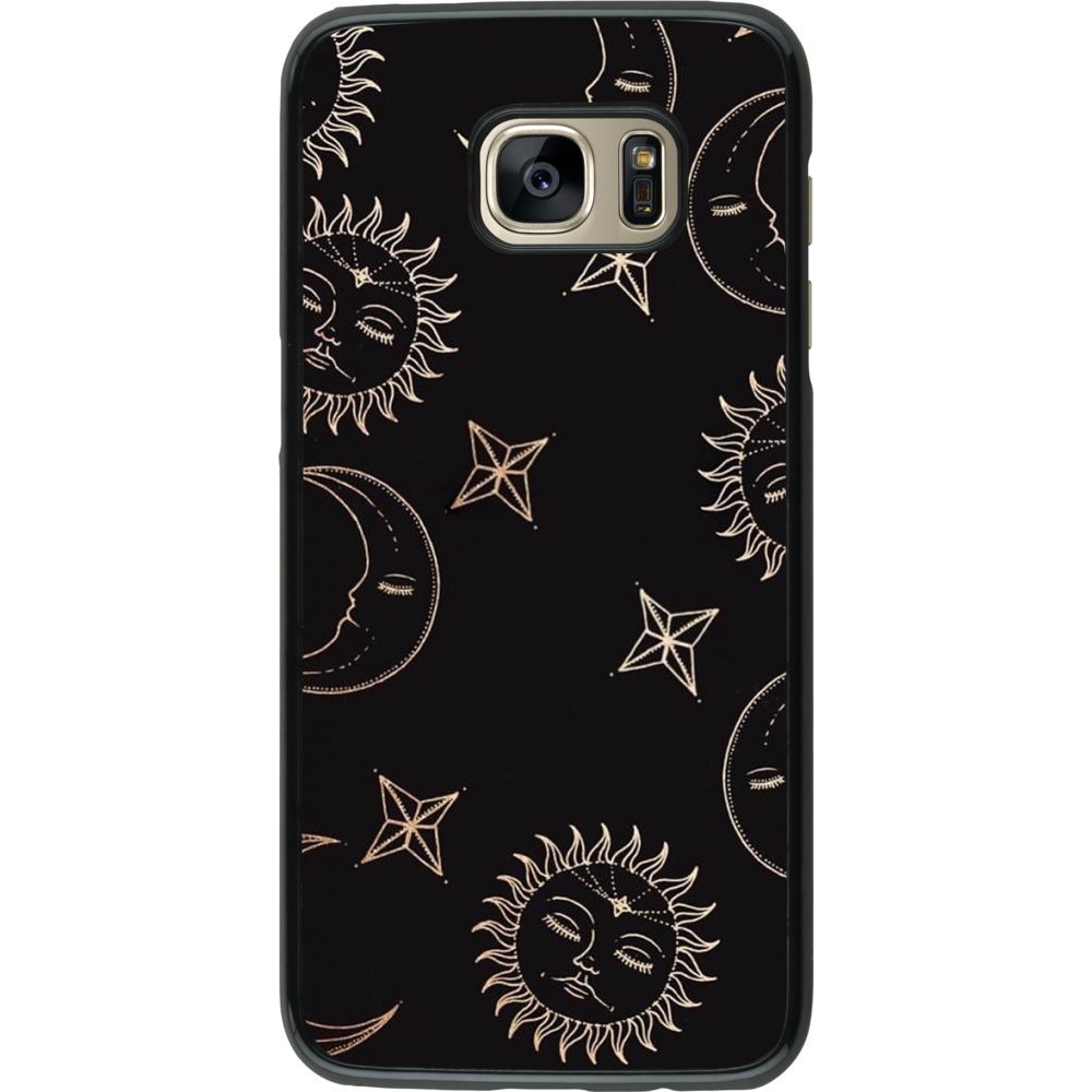 Coque Samsung Galaxy S7 edge - Suns and Moons