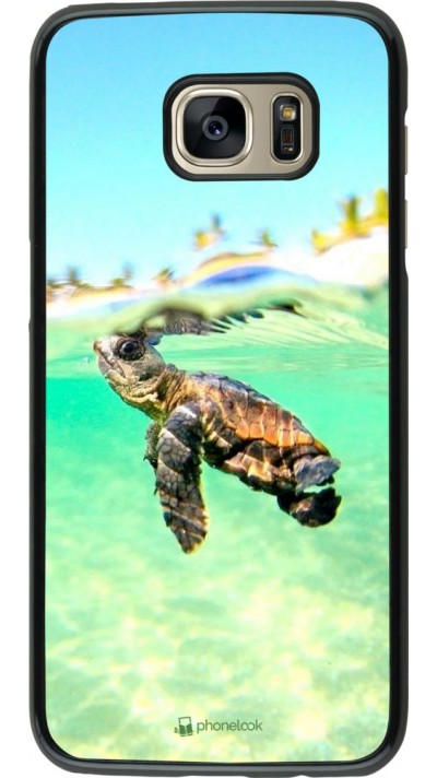 Coque Samsung Galaxy S7 edge - Turtle Underwater