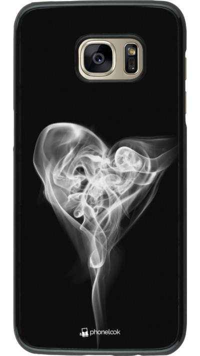 Coque Samsung Galaxy S7 edge - Valentine 2022 Black Smoke