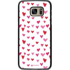 Coque Samsung Galaxy S7 edge - Valentine 2022 Many pink hearts