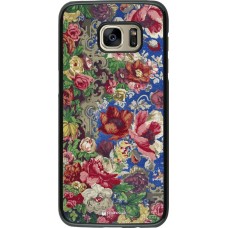 Hülle Samsung Galaxy S7 edge - Vintage Art Flowers