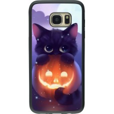 Hülle Samsung Galaxy S7 edge - Silikon schwarz Halloween 17 15