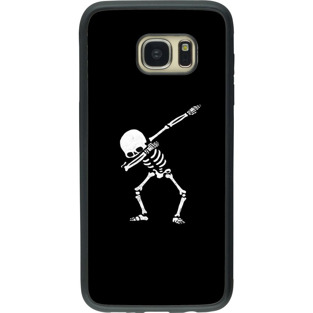 Coque Samsung Galaxy S7 edge - Silicone rigide noir Halloween 19 09