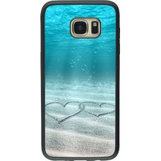 Coque Samsung Galaxy S7 edge - Silicone rigide noir Summer 18 19