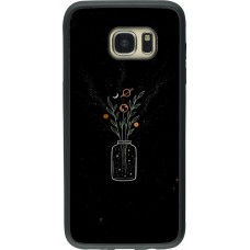 Hülle Samsung Galaxy S7 edge - Silikon schwarz Vase black