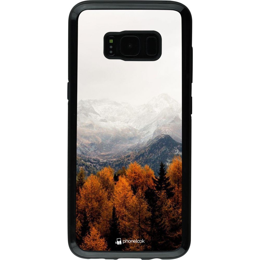 Hülle Samsung Galaxy S8 - Hybrid Armor schwarz Autumn 21 Forest Mountain