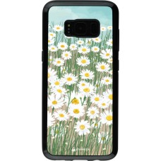 Coque Samsung Galaxy S8 - Hybrid Armor noir Flower Field Art