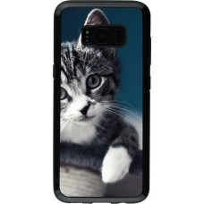 Coque Samsung Galaxy S8 - Hybrid Armor noir Meow 23