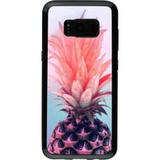 Coque Samsung Galaxy S8 - Hybrid Armor noir Purple Pink Pineapple