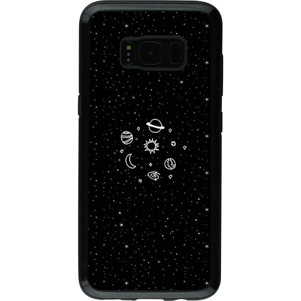 Coque Samsung Galaxy S8 - Hybrid Armor noir Space Doodle