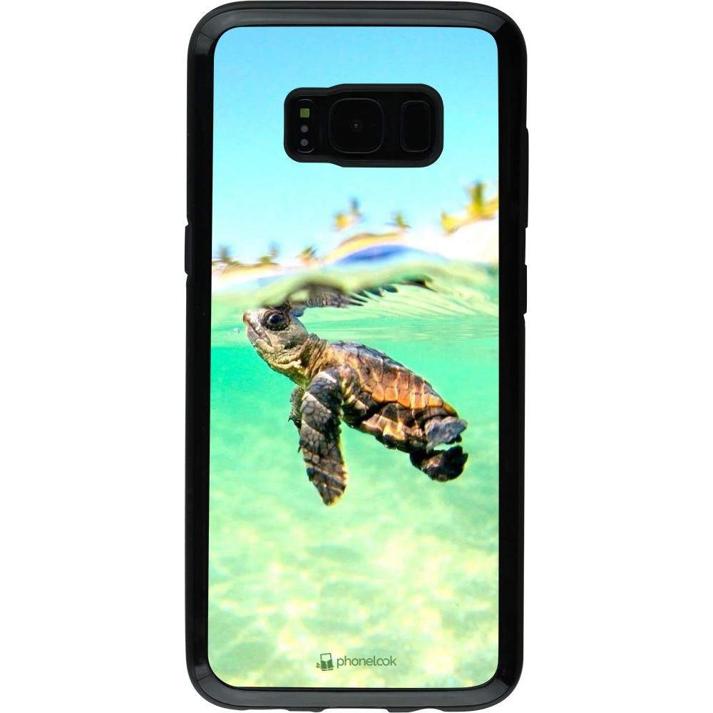 Coque Samsung Galaxy S8 - Hybrid Armor noir Turtle Underwater
