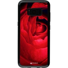 Coque Samsung Galaxy S8 - Hybrid Armor noir Valentine 2022 Rose