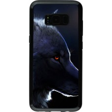 Coque Samsung Galaxy S8 - Hybrid Armor noir Wolf Shape
