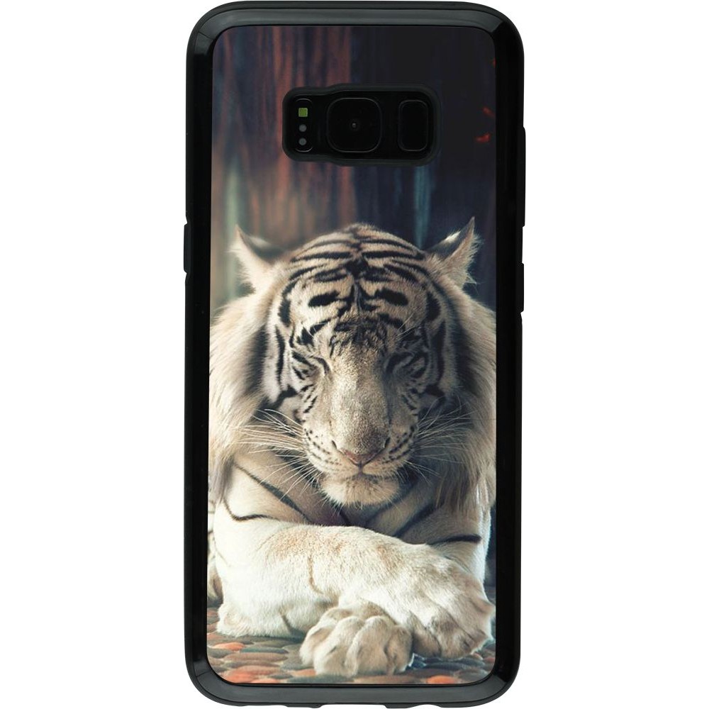 Hülle Samsung Galaxy S8 - Hybrid Armor schwarz Zen Tiger