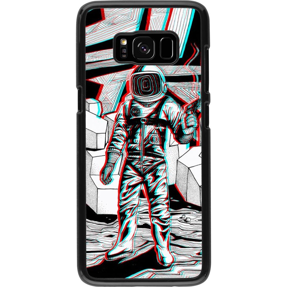 Hülle Samsung Galaxy S8 - Anaglyph Astronaut