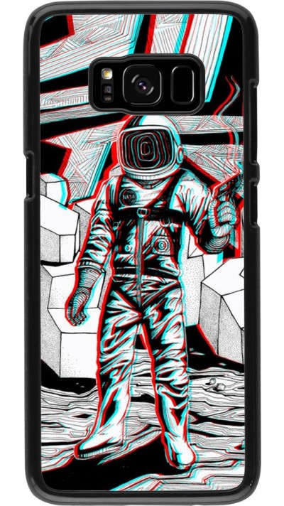 Hülle Samsung Galaxy S8 - Anaglyph Astronaut