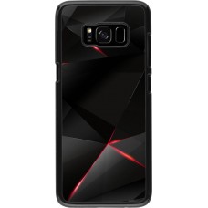 Coque Samsung Galaxy S8 - Black Red Lines