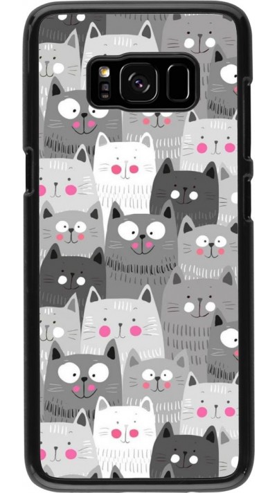 Hülle Samsung Galaxy S8 - Katzenschwärme