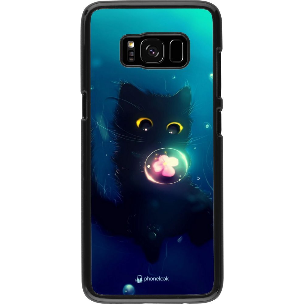 Hülle Samsung Galaxy S8 - Cute Cat Bubble