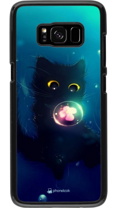 Hülle Samsung Galaxy S8 - Cute Cat Bubble