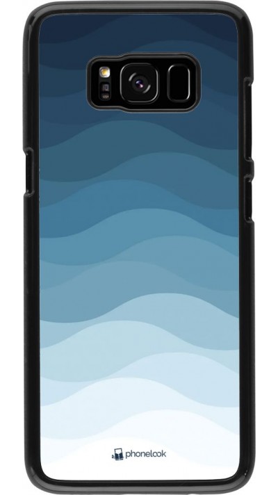 Hülle Samsung Galaxy S8 - Flat Blue Waves