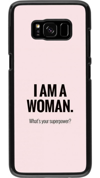 Hülle Samsung Galaxy S8 - I am a woman
