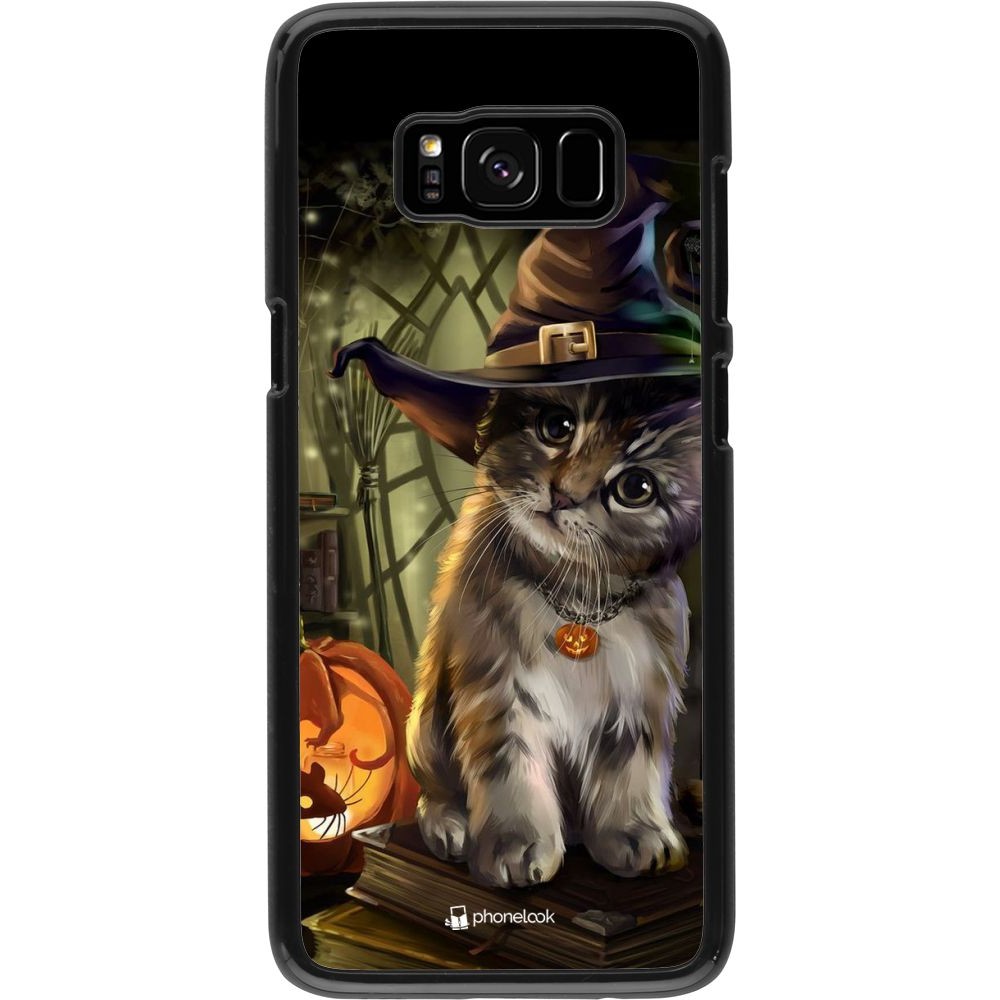 Coque Samsung Galaxy S8 - Halloween 21 Witch cat