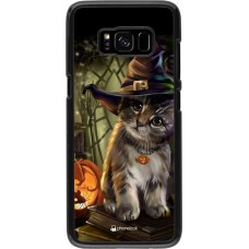 Coque Samsung Galaxy S8 - Halloween 21 Witch cat