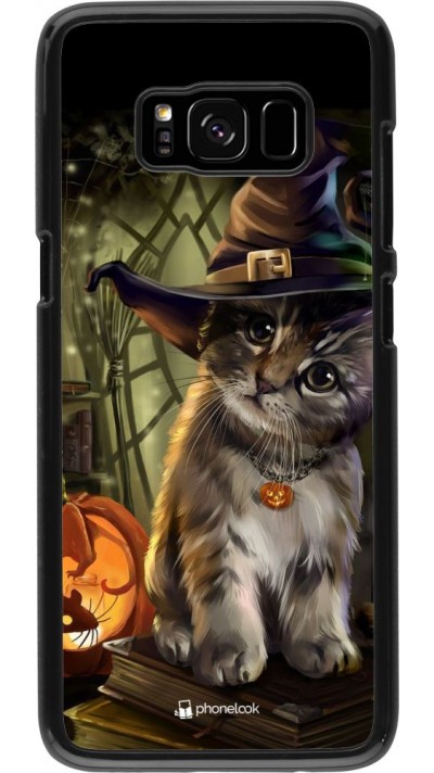 Coque Samsung Galaxy S8 - Halloween 21 Witch cat