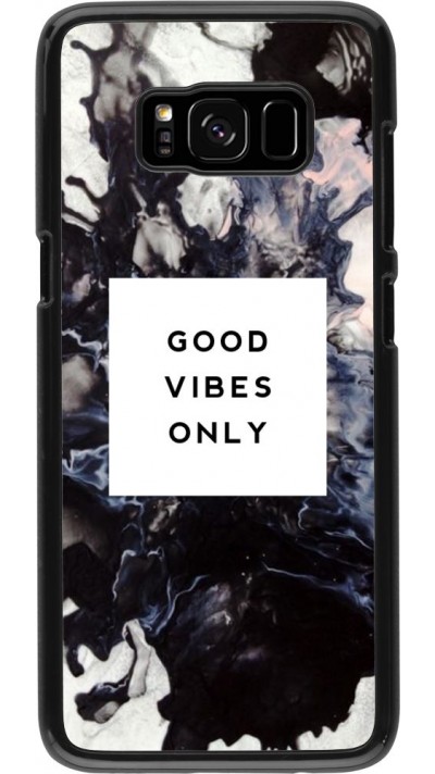 Coque Samsung Galaxy S8 - Marble Good Vibes Only